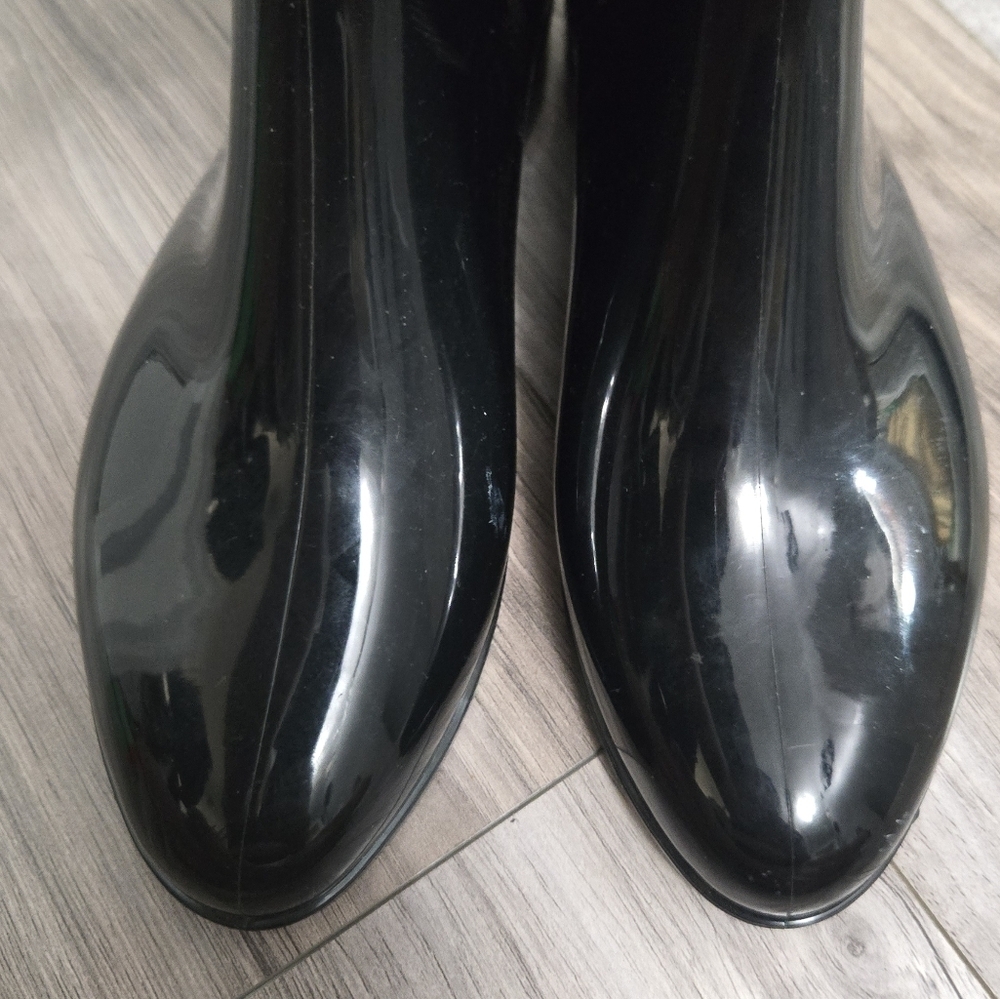 Primark Ankle Rainboots Black New Sz 5 - Picture 6 of 7